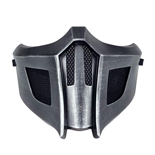 Mortal Kombat Game Mask, Jade/Sub-Zero/Kabal/Saibot/Scorpion/Smoke Resin Mask For Halloween Costume Accessory (saibot Mortal Kombat 9)