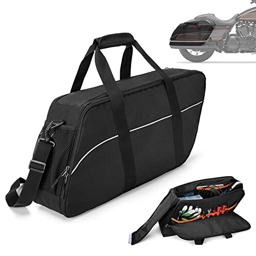 HODRANT Saddlebag Liners Bag, Travel Motorcycle Saddlebag Organizer Compatible with Harley Davidson 2014-2022 Touring Road Glide/Street Glide/Electra Glide/Road King Hard Saddlebag, 1 Bag Only
