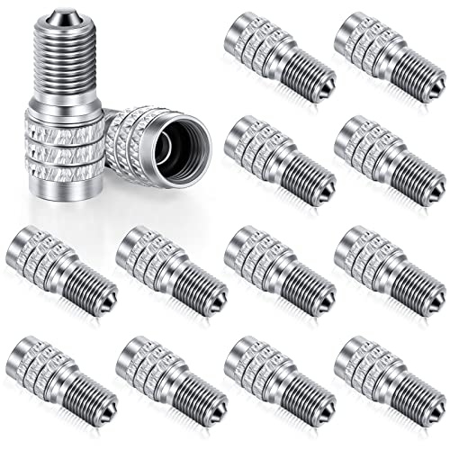 16 Pack Double Seal Valve Stem Cap Inflate Tire Valve Caps Flow Through Tires Air Cap for High Pressure Truck Car RV Semi Bus Tires