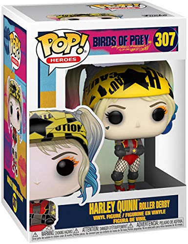 Birds of Prey Harley Quinn Roller Derby Pop! Vinyl Figure with Collectible Card - Entertainment Earth Exclusive - and with 1 Compatible PET Graphic Protector Box