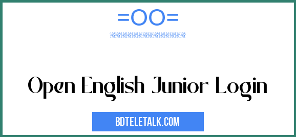 Open English Junior Login