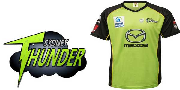 Sydney Thunder logo and jerseysy