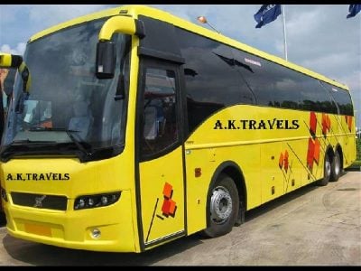 AK Travels counter contact number booking address
