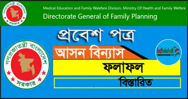 DGFP Teletalk Admit Card, Result www dgfp teletalk com bd