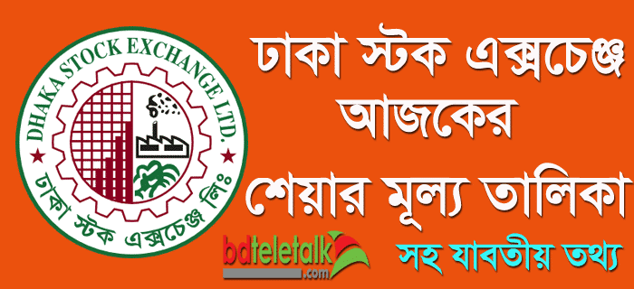 Today Share Price Dhaka Stock Exchange Ltd www dsebd org