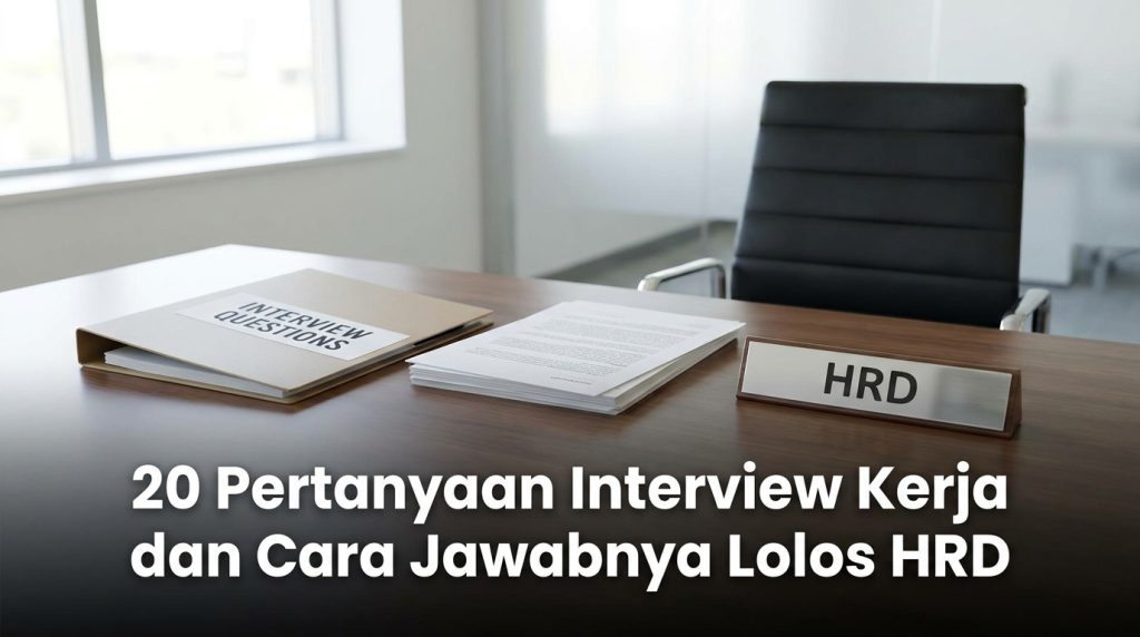 20 Pertanyaan Interview Kerja dan Cara Jawabnya Lolos HRD
