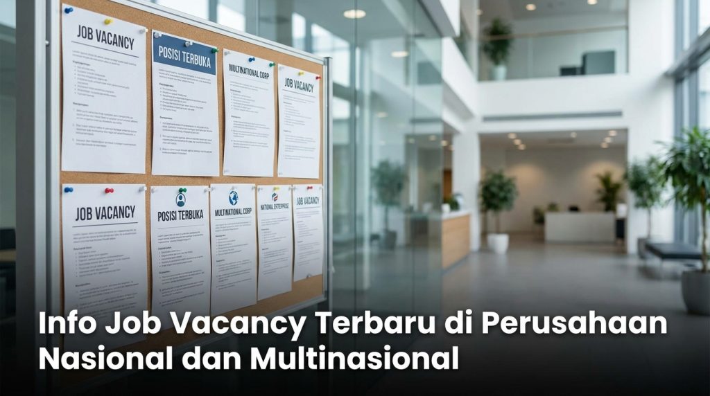 Info Job Vacancy Terbaru di Perusahaan Nasional dan Multinasional