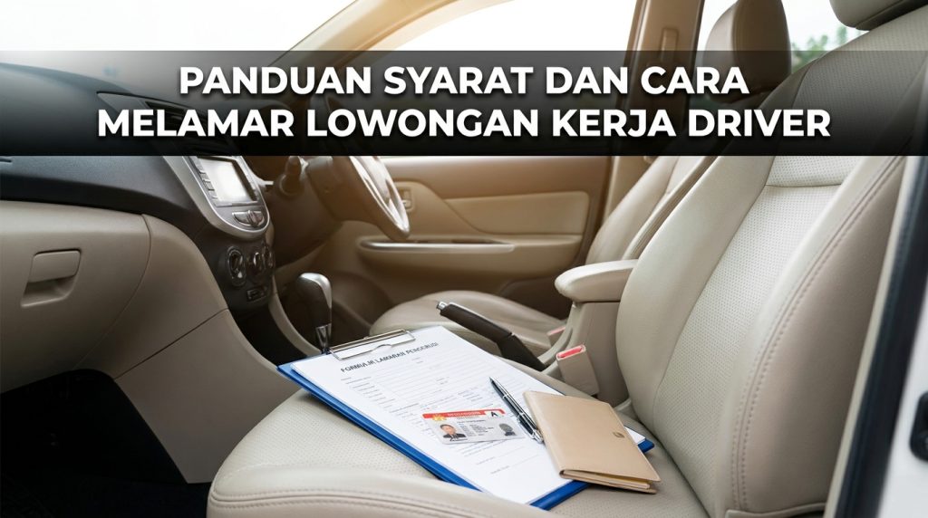 Panduan Syarat dan Cara Melamar Lowongan Kerja Driver